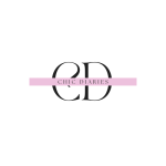 black elegant modern name initials monogram victoria logo